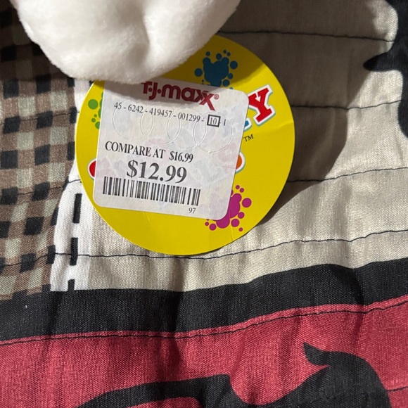 Festive Snowman Holiday Pillow with Red Hat - Picture 4 of 4